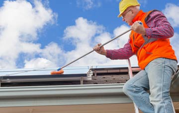 Compstall soft wash roof cleaning